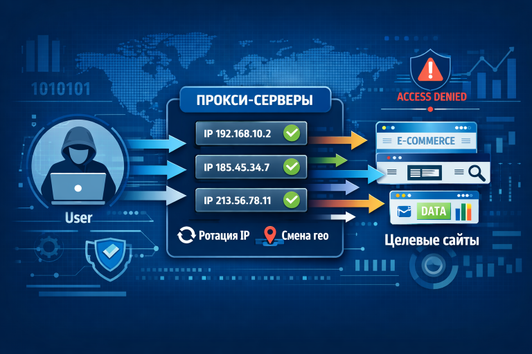 Прокси для автоматизации веб-парсинга и ротации IP