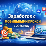 Заработок с мобильными прокси в 2026 году