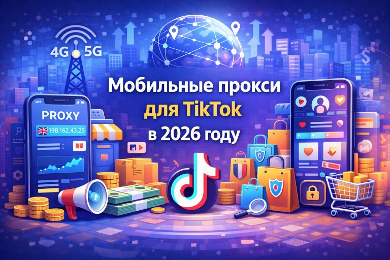 Мобильные прокси для TikTok в 2026 году